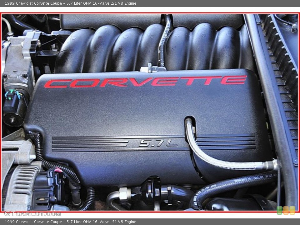 5.7 Liter OHV 16-Valve LS1 V8 Engine for the 1999 Chevrolet Corvette #47090462