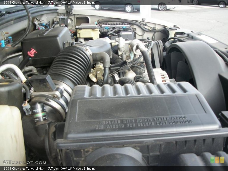 5.7 Liter OHV 16-Valve V8 Engine for the 1998 Chevrolet Tahoe #47094614