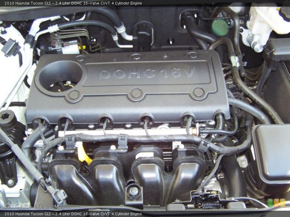 2.4 Liter DOHC 16-Valve CVVT 4 Cylinder Engine for the 2010 Hyundai Tucson #47105096