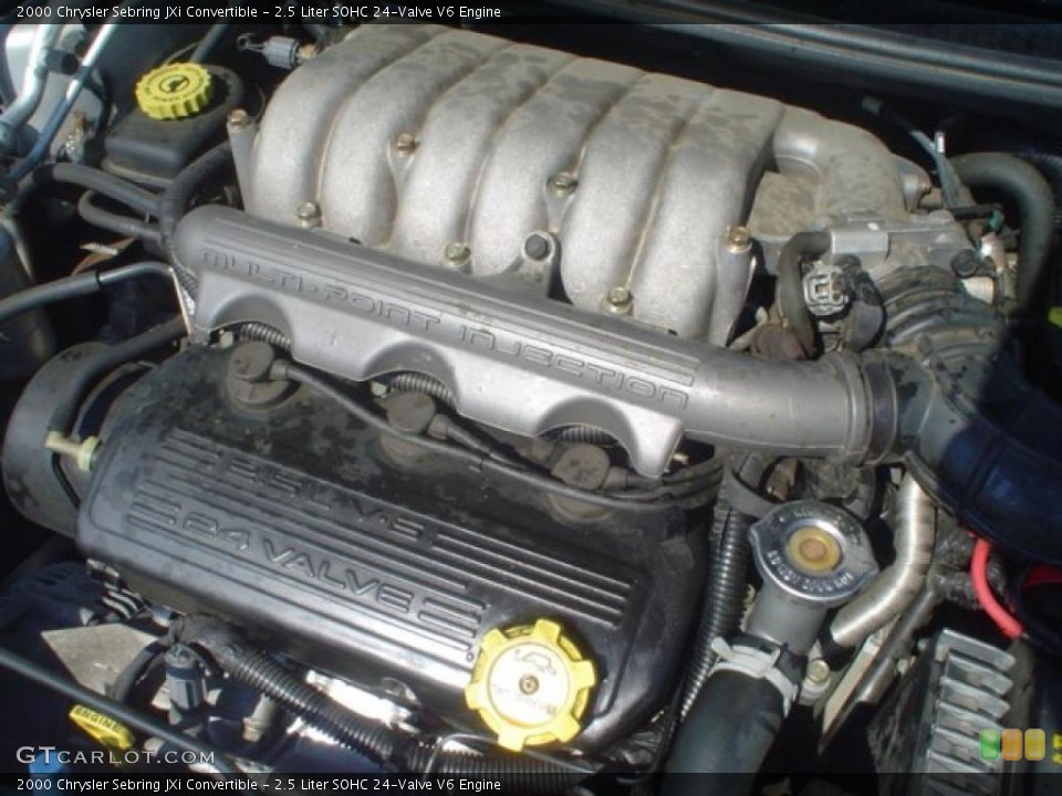 2.5 Liter SOHC 24-Valve V6 Engine for the 2000 Chrysler Sebring #47105681