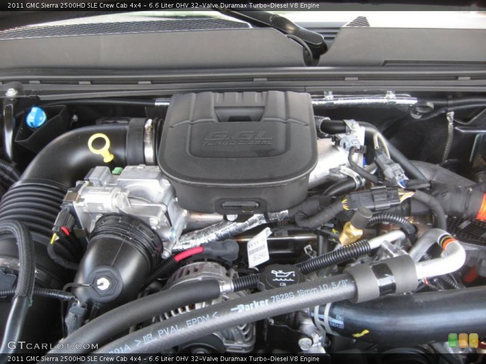 6.6 Liter OHV 32-Valve Duramax Turbo-Diesel V8 Engine for the 2011 GMC Sierra 2500HD #47107763