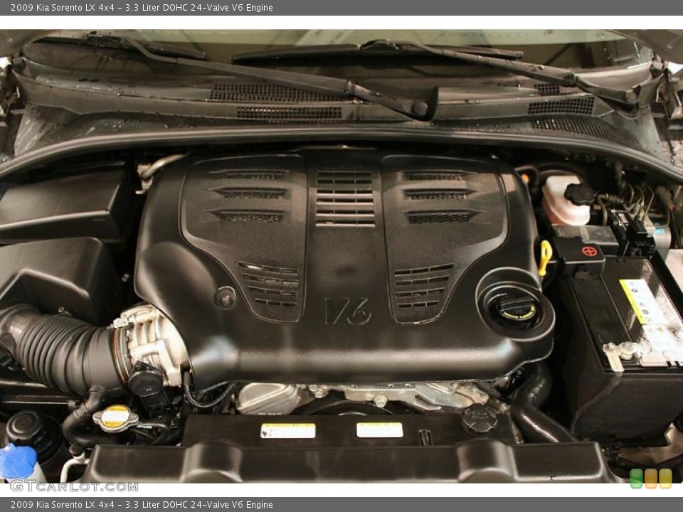 3.3 Liter DOHC 24-Valve V6 Engine for the 2009 Kia Sorento #47109956