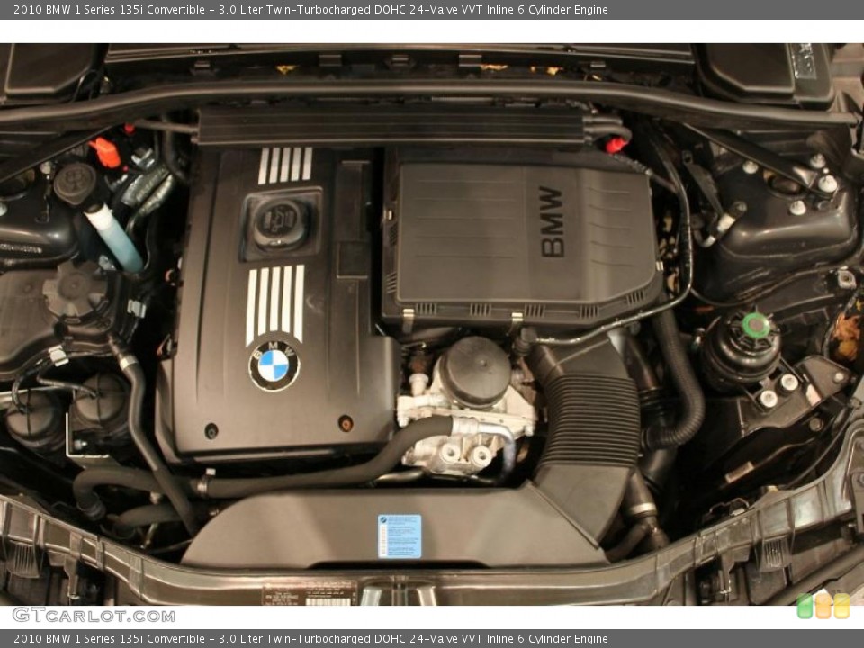 3.0 Liter Twin-Turbocharged DOHC 24-Valve VVT Inline 6 Cylinder Engine for the 2010 BMW 1 Series #47110253