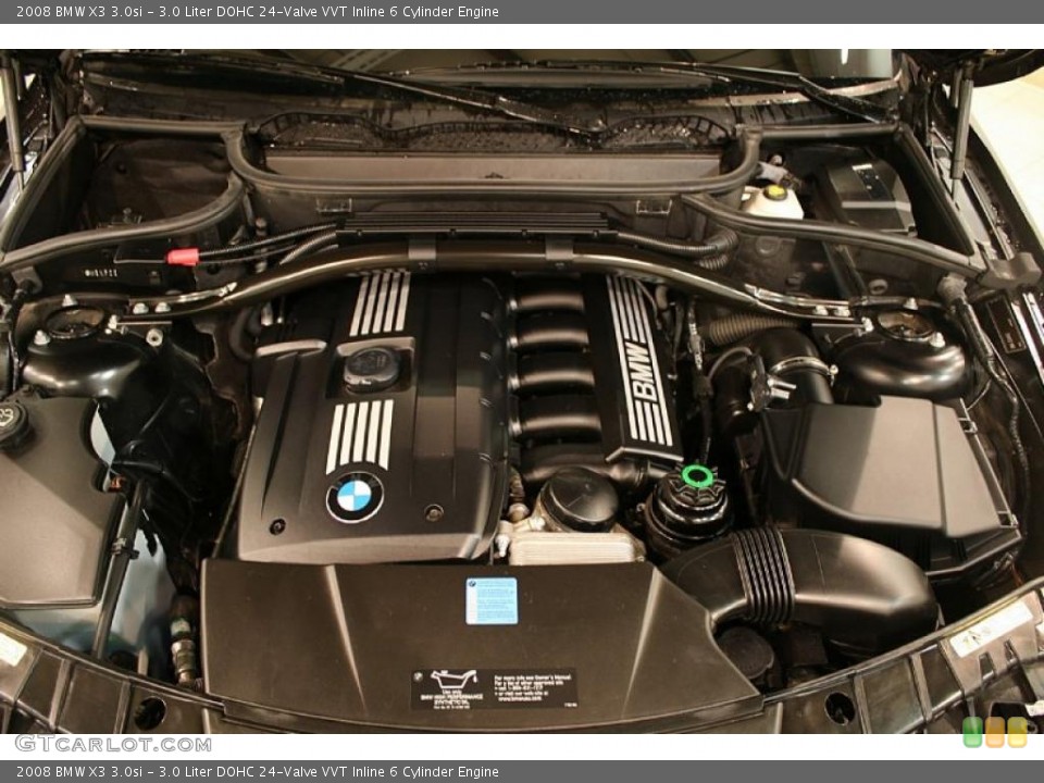 3.0 Liter DOHC 24-Valve VVT Inline 6 Cylinder Engine for the 2008 BMW X3 #47110376