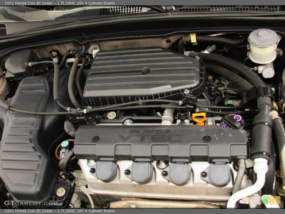 1.7L SOHC 16V 4 Cylinder Engine for the 2001 Honda Civic #47116613