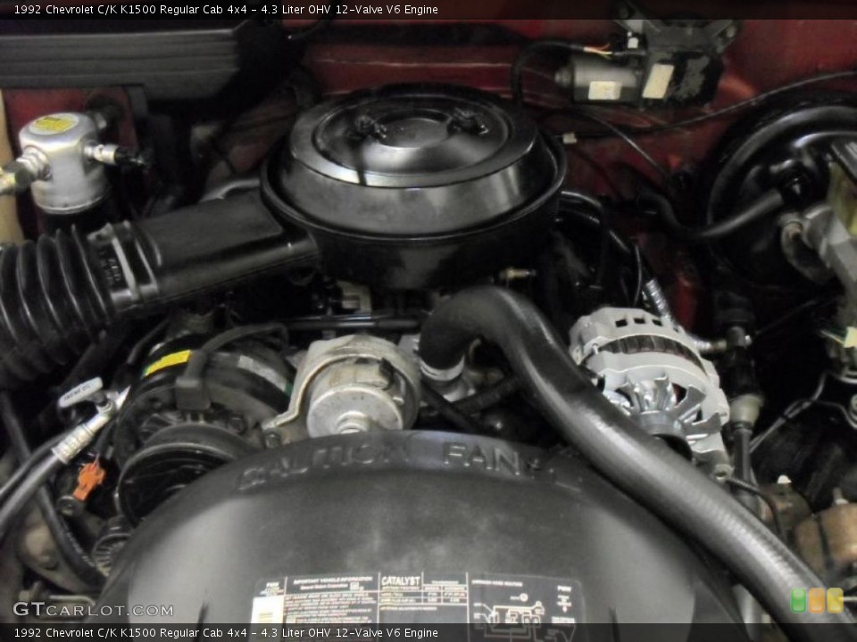 4.3 Liter OHV 12-Valve V6 Engine for the 1992 Chevrolet C/K #47128749