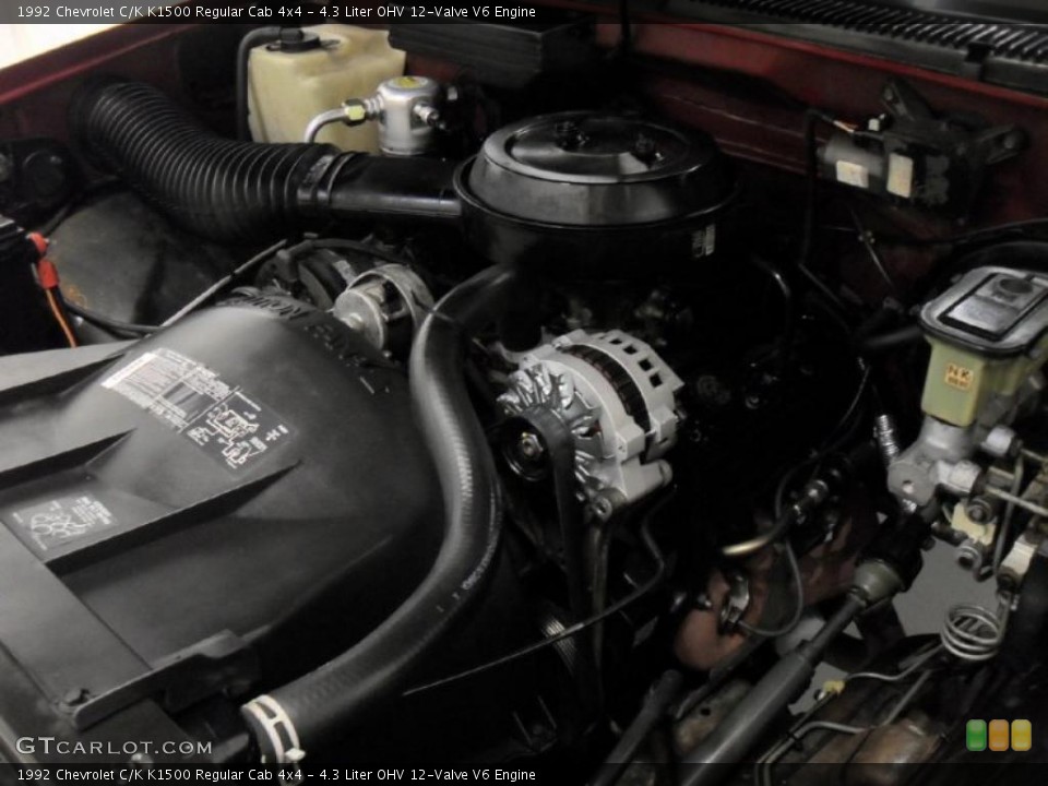 4.3 Liter OHV 12-Valve V6 Engine for the 1992 Chevrolet C/K #47128761