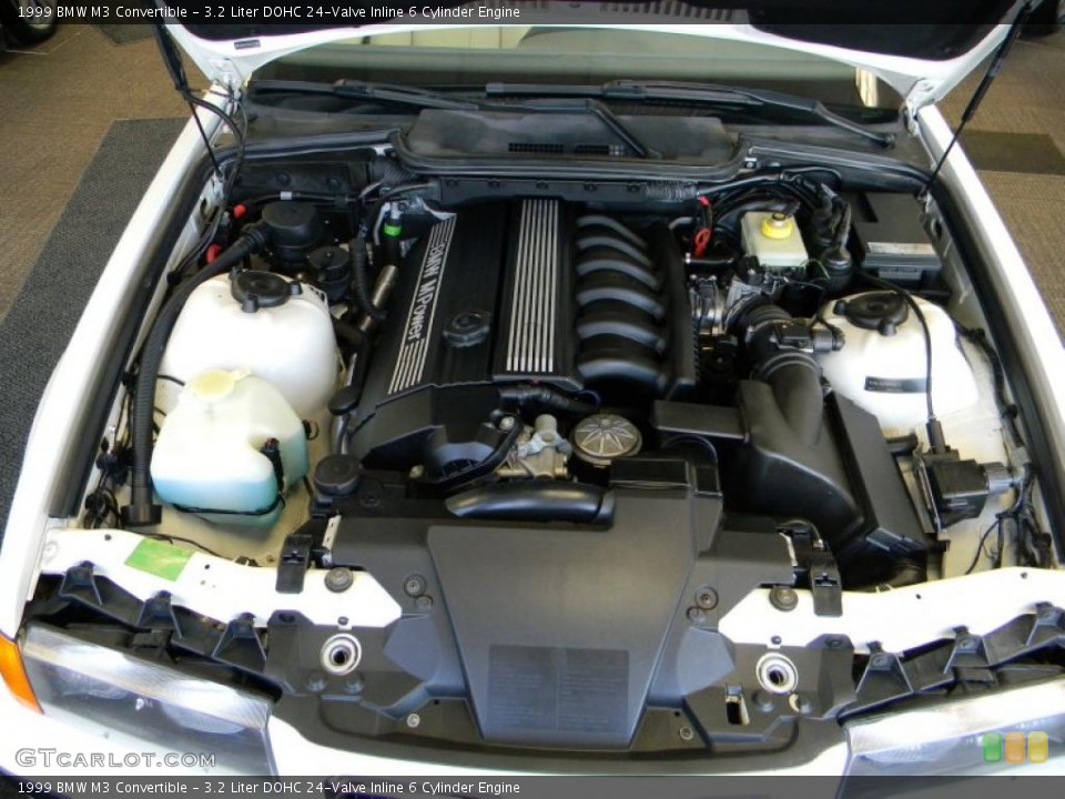 3.2 Liter DOHC 24-Valve Inline 6 Cylinder Engine for the 1999 BMW M3 #47130972