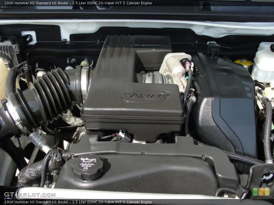 3.5 Liter DOHC 20-Valve VVT 5 Cylinder Engine for the 2006 Hummer H3 #47132268