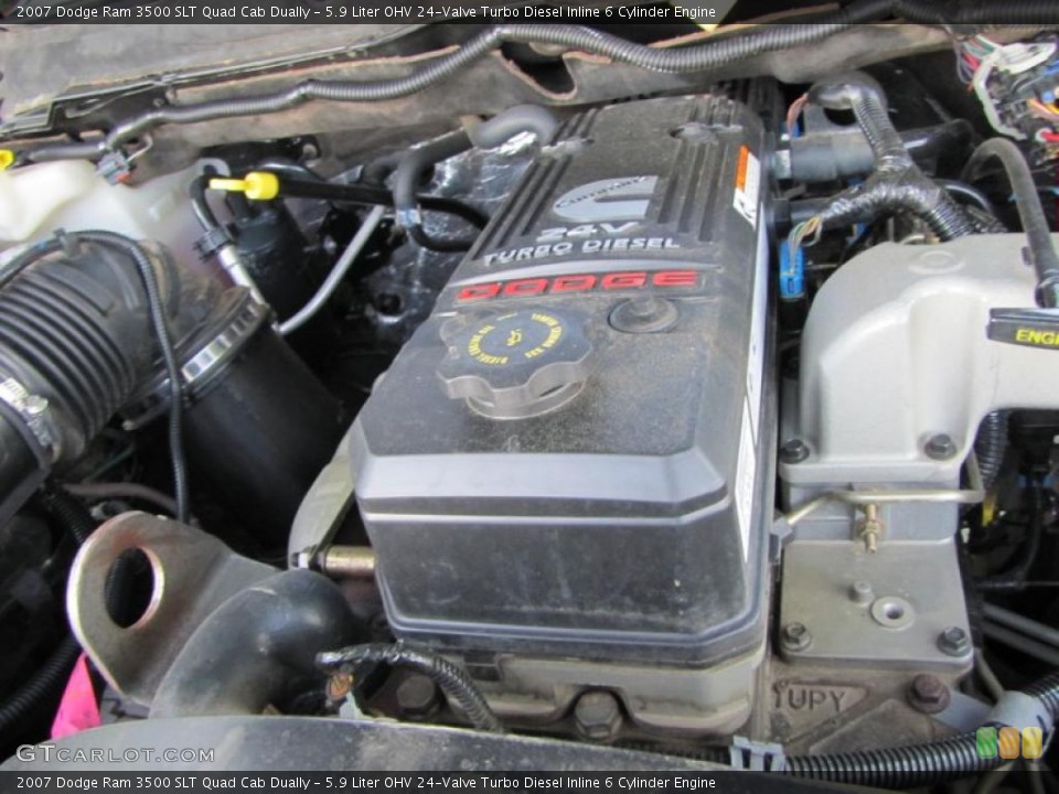 5.9 Liter OHV 24-Valve Turbo Diesel Inline 6 Cylinder Engine for the 2007 Dodge Ram 3500 #47138304