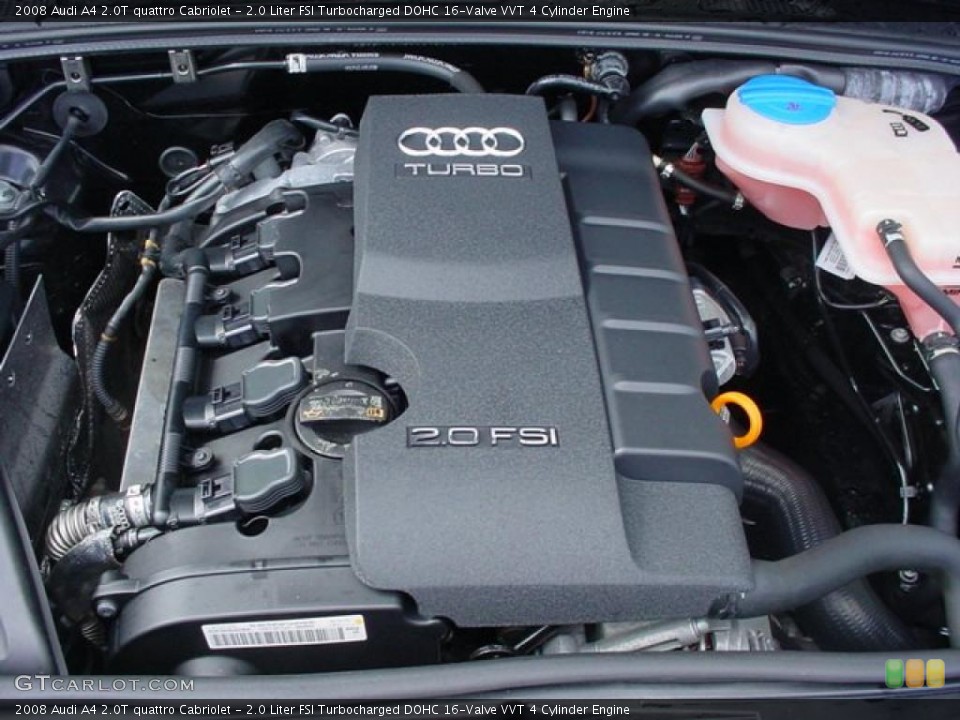 2.0 Liter FSI Turbocharged DOHC 16-Valve VVT 4 Cylinder Engine for the 2008 Audi A4 #47149044