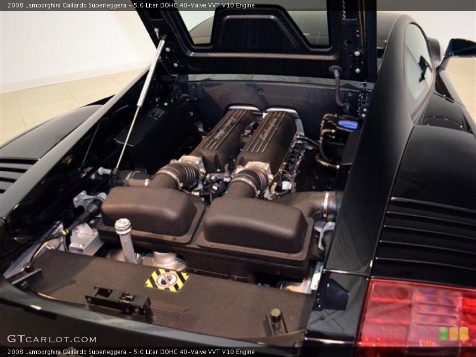 5.0 Liter DOHC 40-Valve VVT V10 Engine for the 2008 Lamborghini Gallardo #47158329