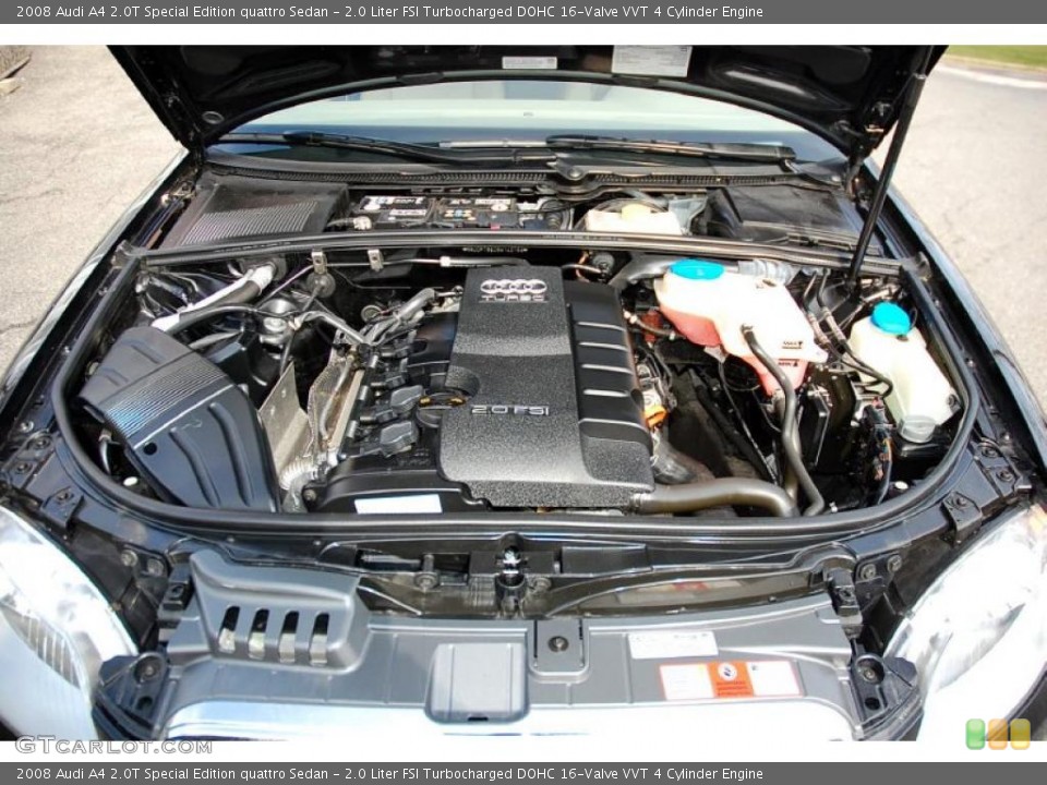 2.0 Liter FSI Turbocharged DOHC 16-Valve VVT 4 Cylinder Engine for the 2008 Audi A4 #47160636