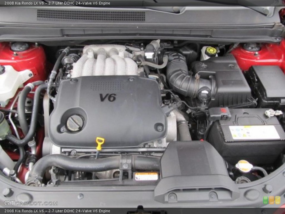 2.7 Liter DOHC 24-Valve V6 Engine for the 2008 Kia Rondo #47168091