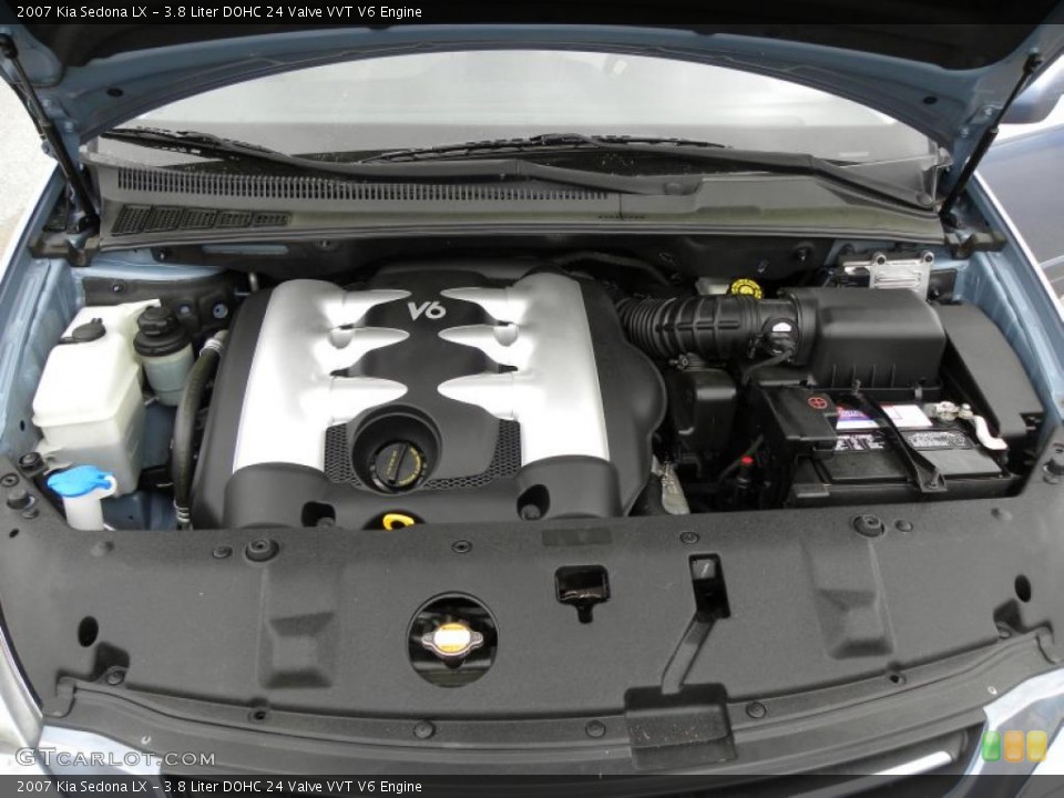 3.8 Liter DOHC 24 Valve VVT V6 Engine for the 2007 Kia Sedona #47168577