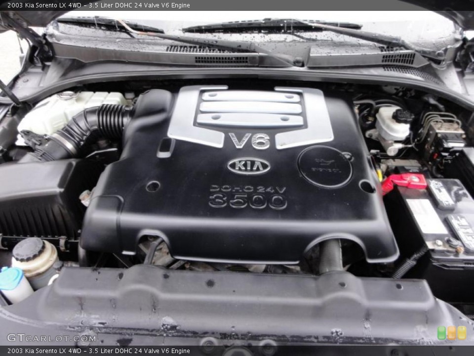 3.5 Liter DOHC 24 Valve V6 Engine for the 2003 Kia Sorento #47169114