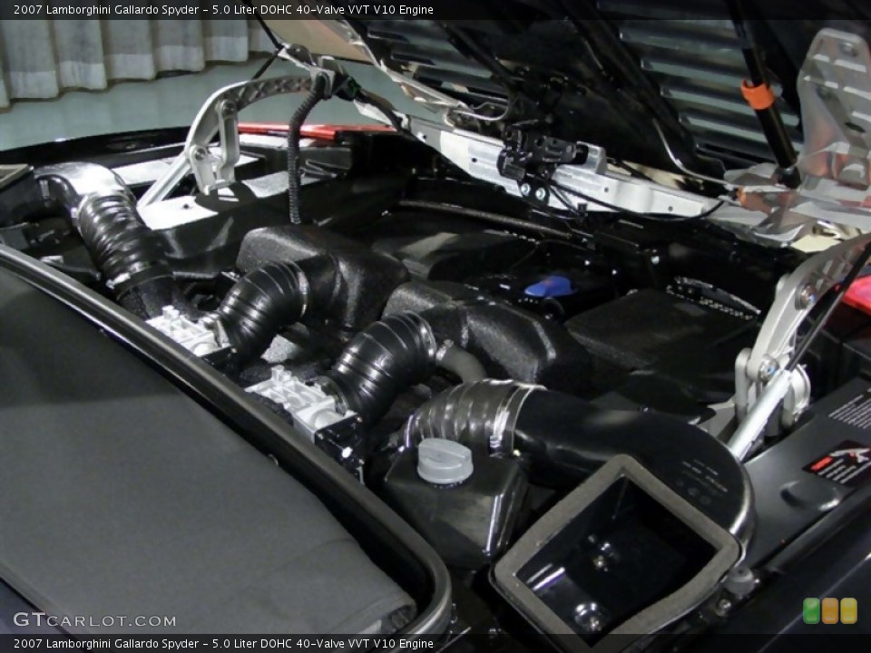 5.0 Liter DOHC 40-Valve VVT V10 Engine for the 2007 Lamborghini Gallardo #47171