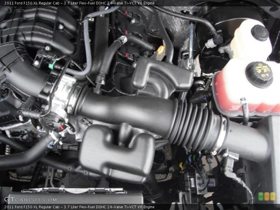 3.7 Liter Flex-Fuel DOHC 24-Valve Ti-VCT V6 Engine for the 2011 Ford F150 #47183358