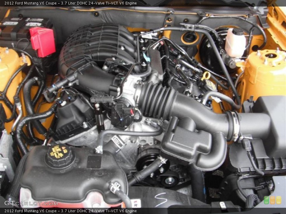 3.7 Liter DOHC 24-Valve Ti-VCT V6 Engine for the 2012 Ford Mustang #47184471