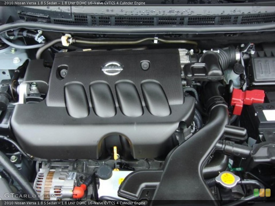 1.8 Liter DOHC 16-Valve CVTCS 4 Cylinder 2010 Nissan Versa Engine