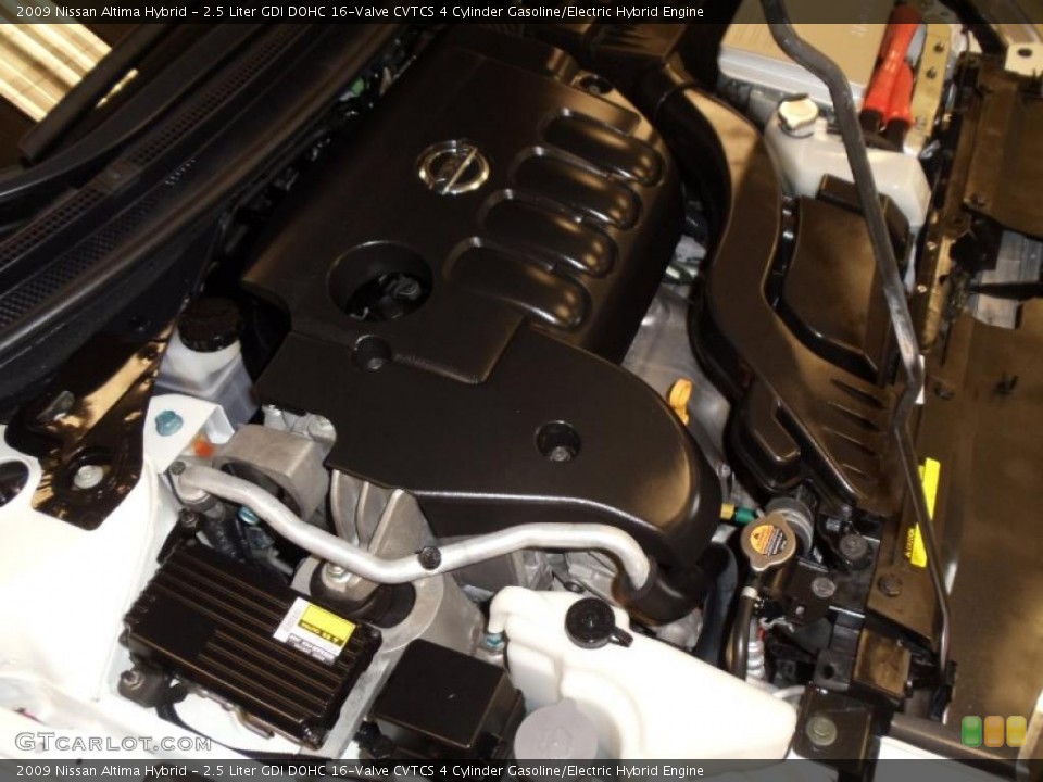 2.5 Liter GDI DOHC 16-Valve CVTCS 4 Cylinder Gasoline/Electric Hybrid Engine for the 2009 Nissan Altima #47192243