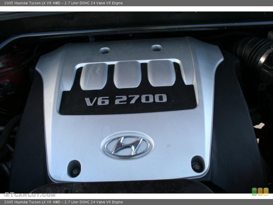 2.7 Liter DOHC 24 Valve V6 Engine for the 2005 Hyundai Tucson #47197385