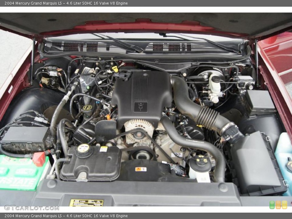 4.6 Liter SOHC 16 Valve V8 Engine for the 2004 Mercury Grand Marquis #47200220