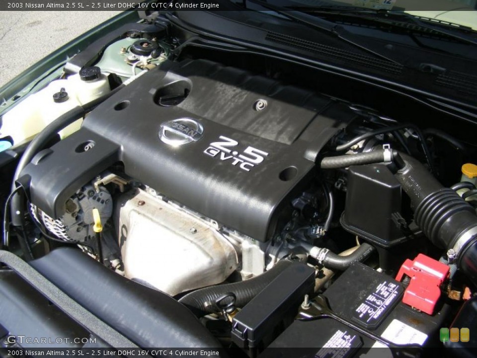 2.5 Liter DOHC 16V CVTC 4 Cylinder Engine for the 2003 Nissan Altima #47205479