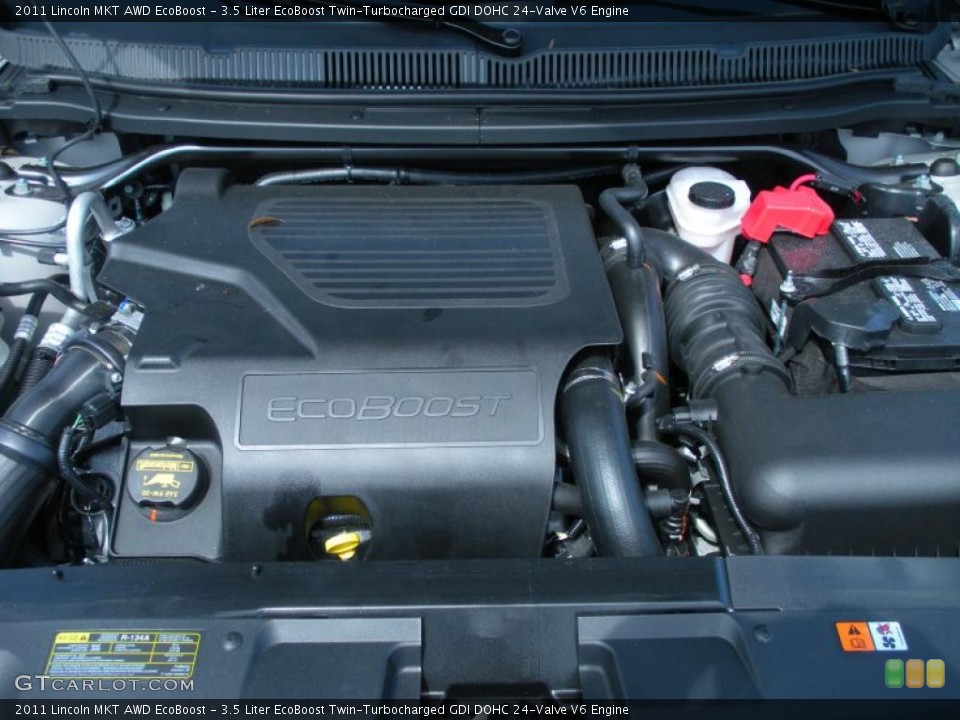 3.5 Liter EcoBoost Twin-Turbocharged GDI DOHC 24-Valve V6 Engine for the 2011 Lincoln MKT #47205486