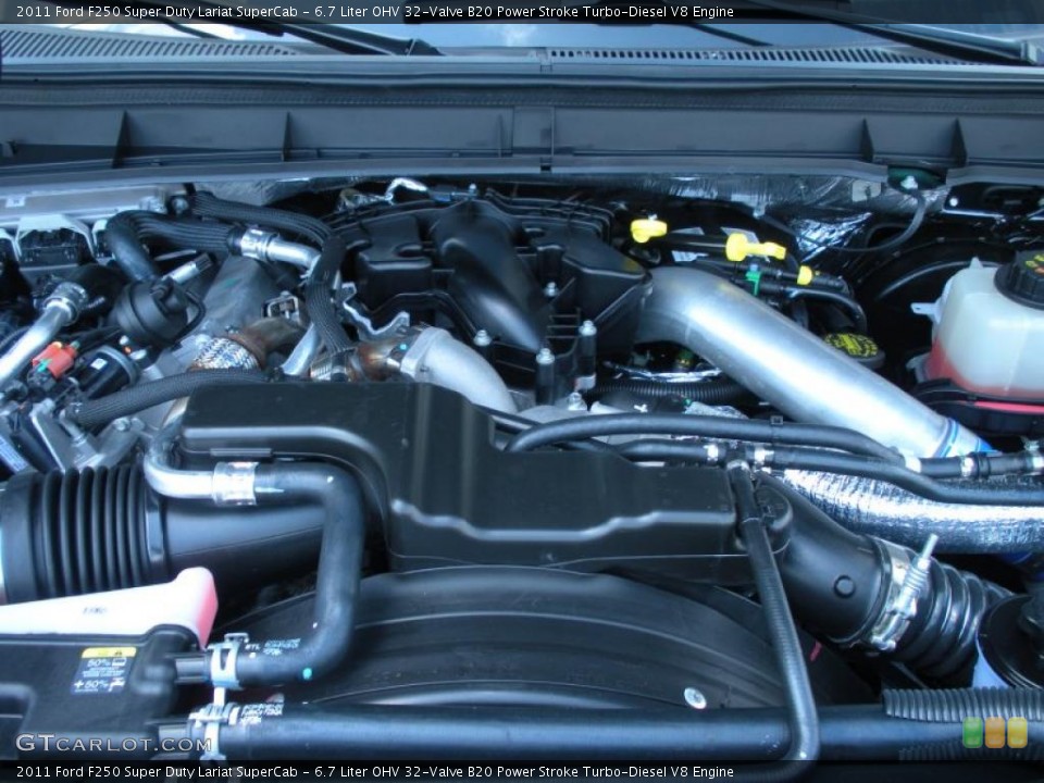6.7 Liter OHV 32-Valve B20 Power Stroke Turbo-Diesel V8 Engine for the 2011 Ford F250 Super Duty #47206448