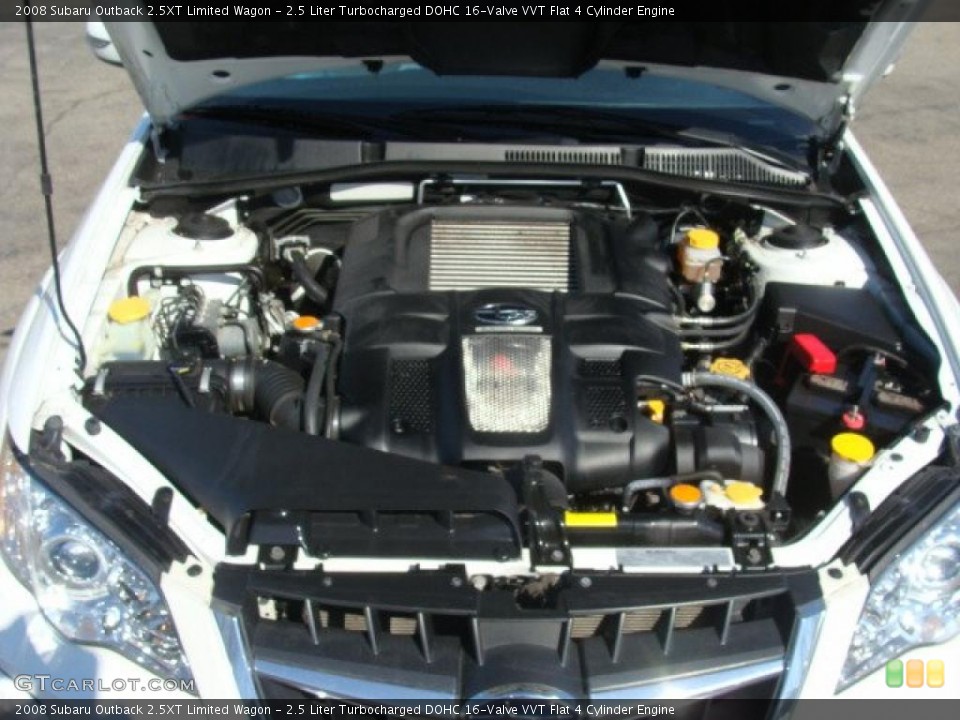 2.5 Liter Turbocharged DOHC 16-Valve VVT Flat 4 Cylinder Engine for the 2008 Subaru Outback #47213528