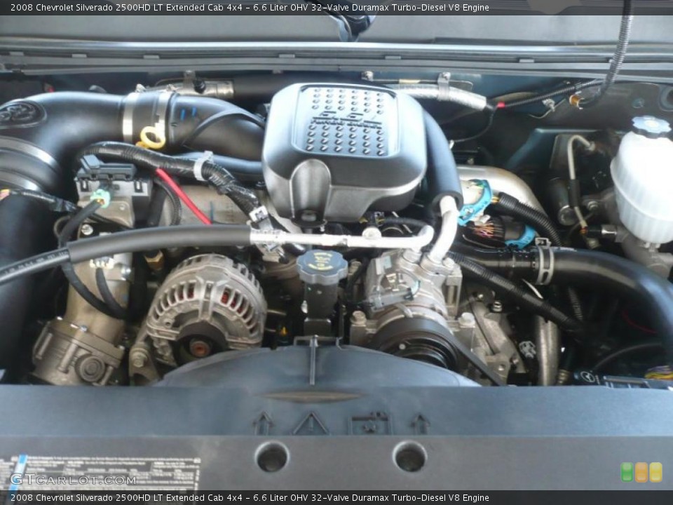 6.6 Liter OHV 32-Valve Duramax Turbo-Diesel V8 Engine for the 2008 Chevrolet Silverado 2500HD #47215769