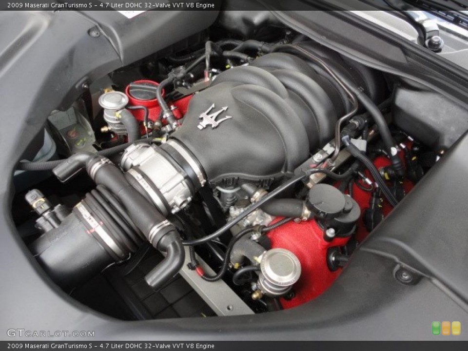 4.7 Liter DOHC 32-Valve VVT V8 Engine for the 2009 Maserati GranTurismo #47220026