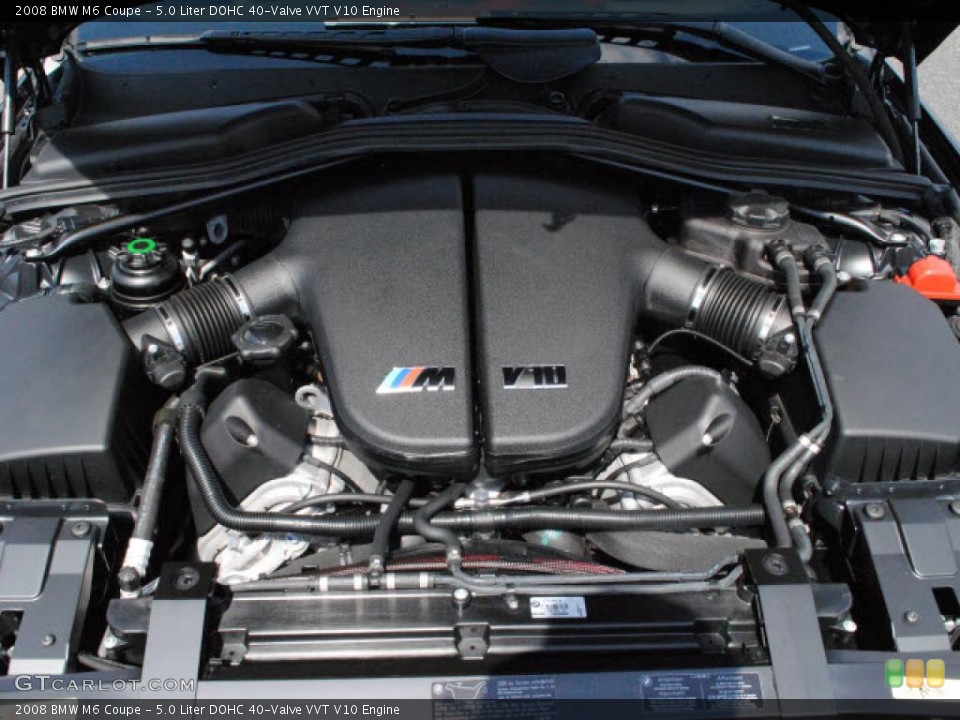 5.0 Liter DOHC 40-Valve VVT V10 Engine for the 2008 BMW M6 #47220191