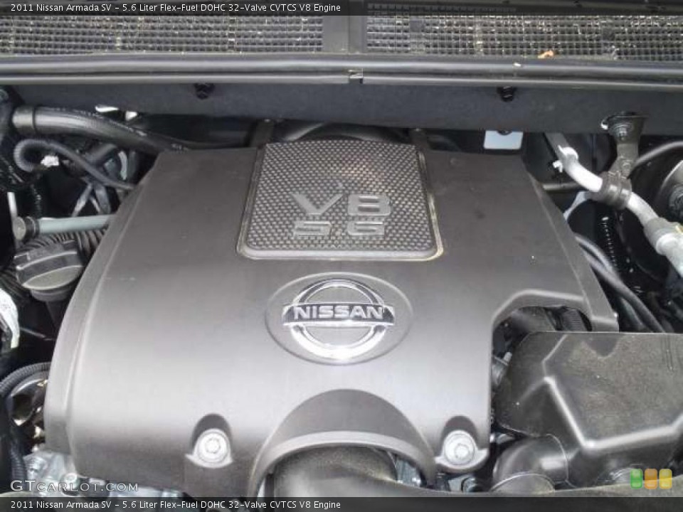 5.6 Liter Flex-Fuel DOHC 32-Valve CVTCS V8 Engine for the 2011 Nissan Armada #47222261