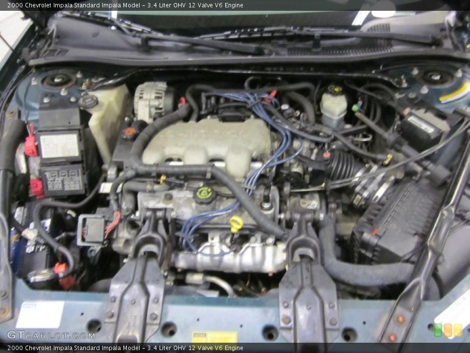 3.4 Liter OHV 12 Valve V6 Engine for the 2000 Chevrolet Impala #47226293