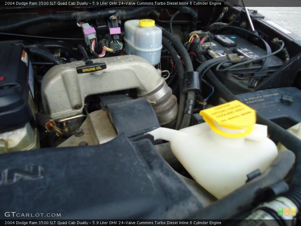 5.9 Liter OHV 24-Valve Cummins Turbo Diesel Inline 6 Cylinder Engine for the 2004 Dodge Ram 3500 #47226374