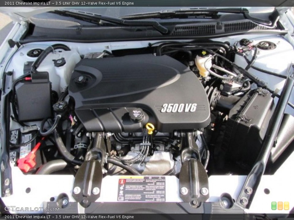 3.5 Liter OHV 12-Valve Flex-Fuel V6 Engine for the 2011 Chevrolet Impala #47226659