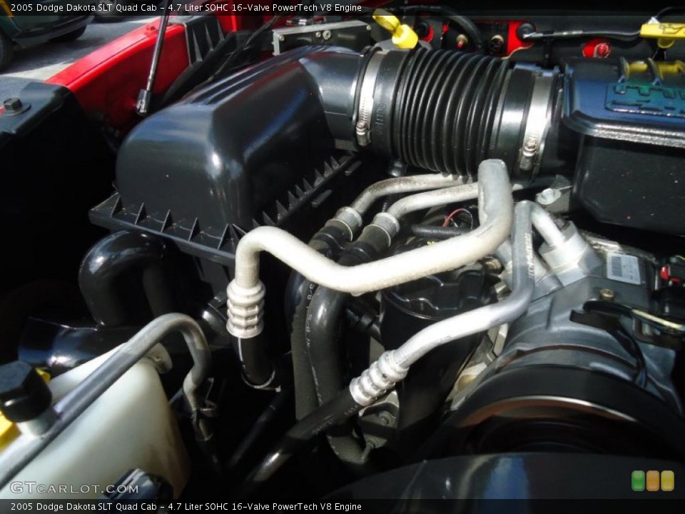 4.7 Liter SOHC 16-Valve PowerTech V8 Engine for the 2005 Dodge Dakota #47227346