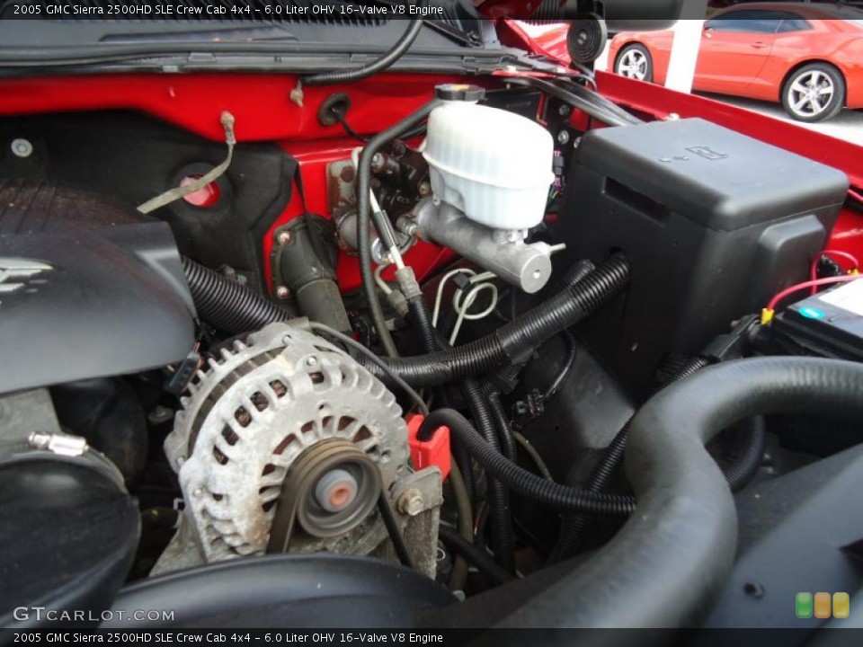 6.0 Liter OHV 16-Valve V8 Engine for the 2005 GMC Sierra 2500HD #47228273