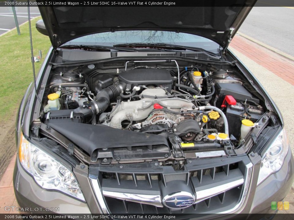 2.5 Liter SOHC 16-Valve VVT Flat 4 Cylinder Engine for the 2008 Subaru Outback #47228786