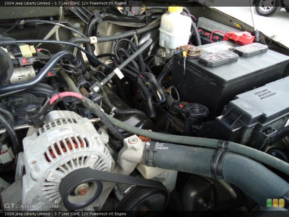 3.7 Liter SOHC 12V Powertech V6 Engine for the 2004 Jeep Liberty #47230013
