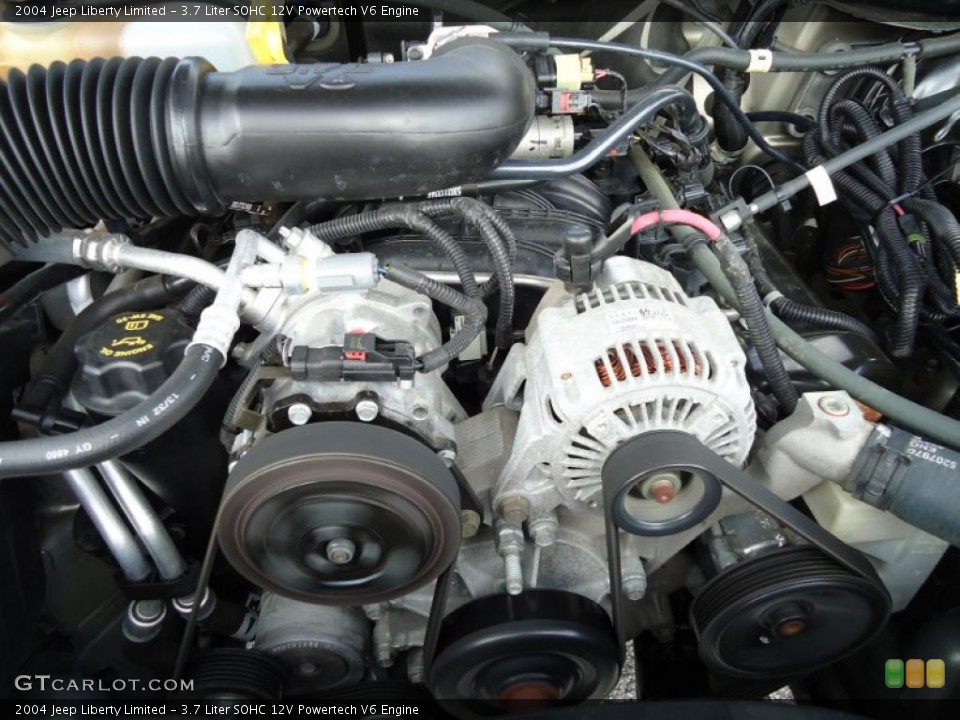 3.7 Liter SOHC 12V Powertech V6 Engine for the 2004 Jeep Liberty #47230046