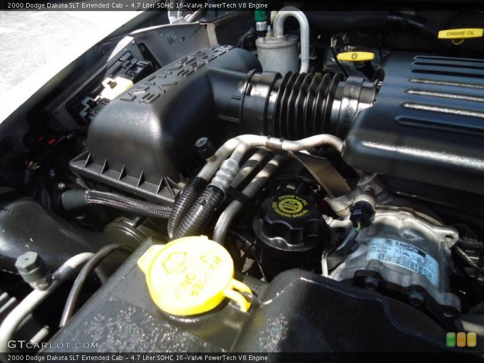 4.7 Liter SOHC 16-Valve PowerTech V8 Engine for the 2000 Dodge Dakota #47230490
