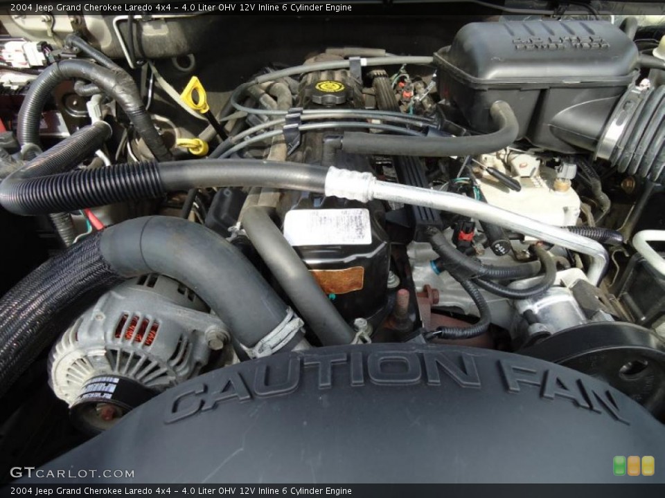 4.0 Liter OHV 12V Inline 6 Cylinder Engine for the 2004 Jeep Grand Cherokee #47230979