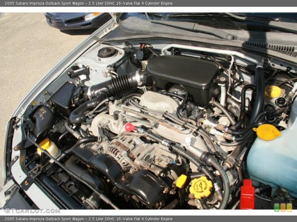 2.5 Liter SOHC 16-Valve Flat 4 Cylinder Engine for the 2005 Subaru Impreza #47232347