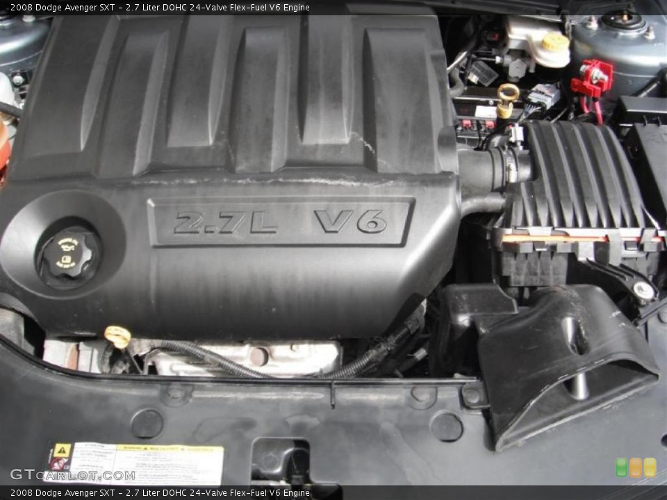 2.7 Liter DOHC 24-Valve Flex-Fuel V6 Engine for the 2008 Dodge Avenger #47236364