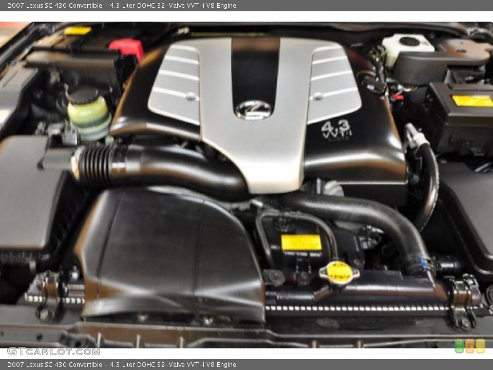 4.3 Liter DOHC 32-Valve VVT-i V8 Engine for the 2007 Lexus SC #47240939