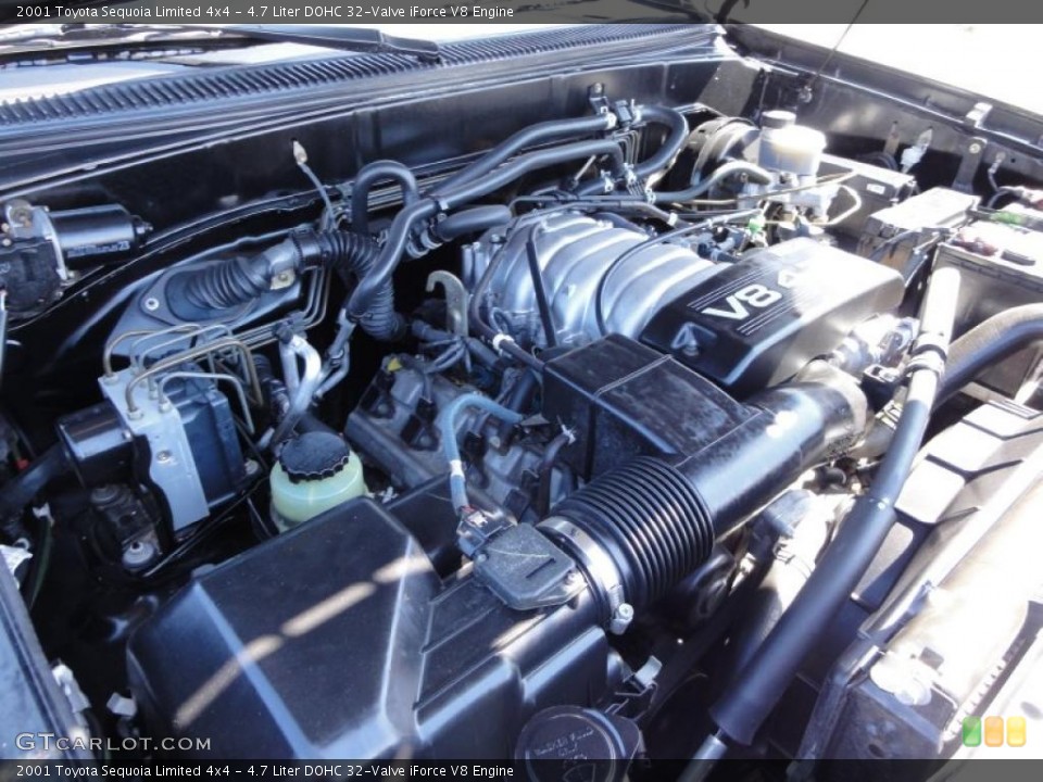 4.7 Liter DOHC 32-Valve iForce V8 Engine for the 2001 Toyota Sequoia #47243918