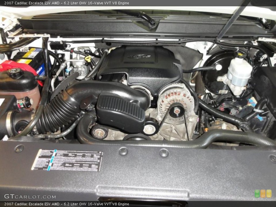 6.2 Liter OHV 16-Valve VVT V8 Engine for the 2007 Cadillac Escalade #47247635